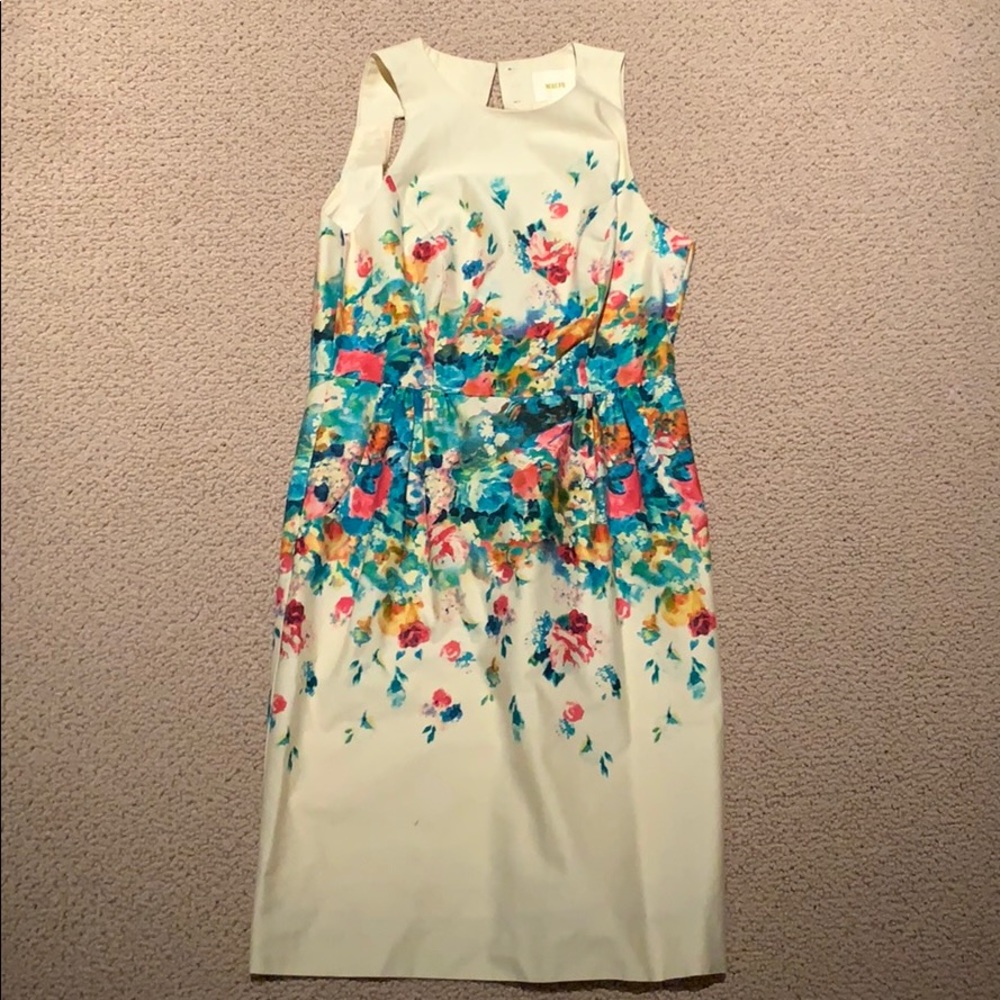 Midi length floral dress!